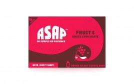ASAP Fruits & White Chocolate Bars  Box  40 grams